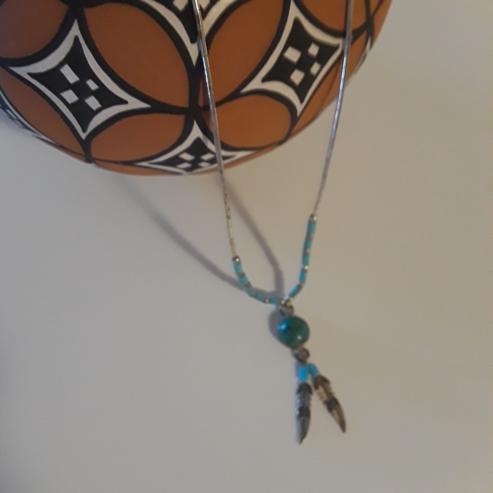 Liquid Silver & Turquoise